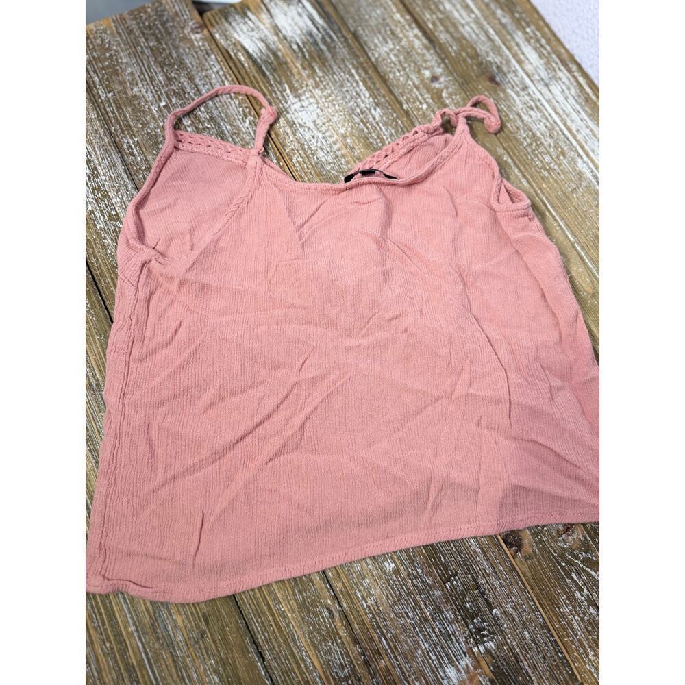 Ambiance Tank Top Spaghetti Strap Pink Boho Festival Wear Womens Small - Picture 4 of 8